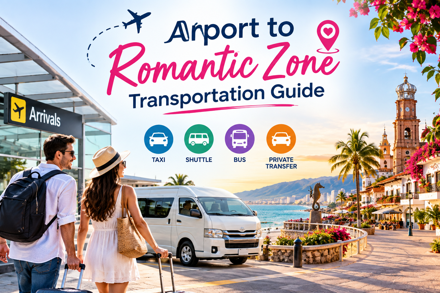 Airport to Romantic Zone Transportation Guide | Puerto Vallarta